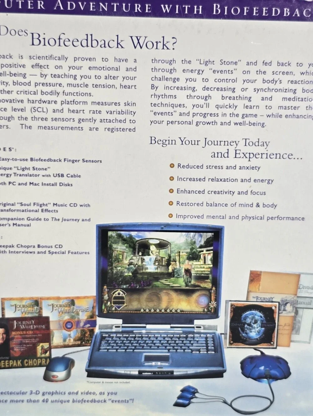 The Journey To The Wild Divine: The Passage  Mind Body Wellness Game PC/ MAC